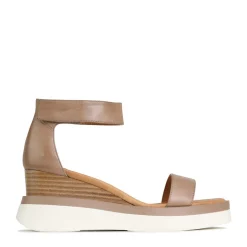 Shop EOS Footwear SASKINA WEDGE SANDALS LEATHER