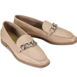 Clearance EOS Footwear SENSE CHAIN LOAFER LEATHER