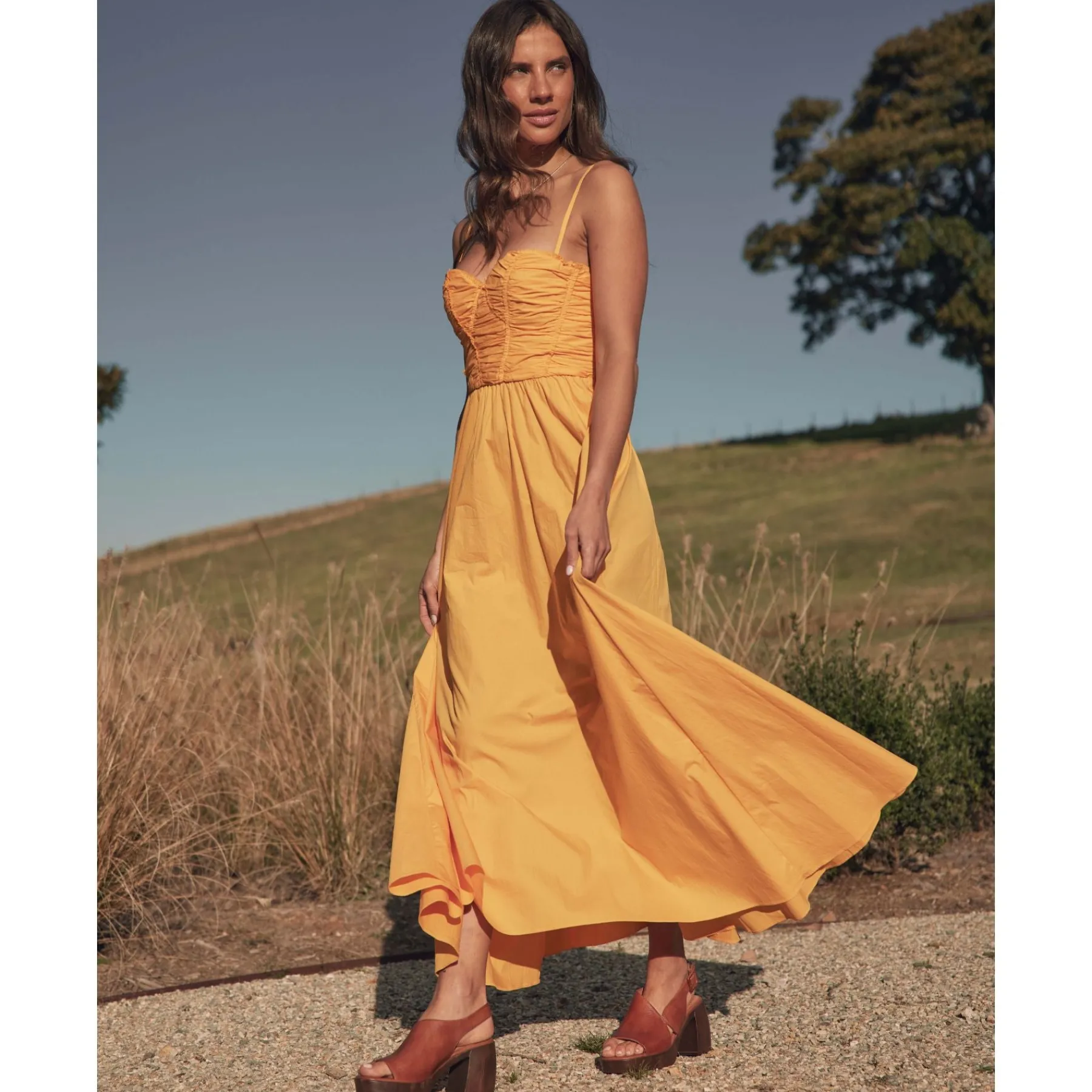 Discount EOS Footwear SPICER LEATHER BLOCK HEEL SANDALS