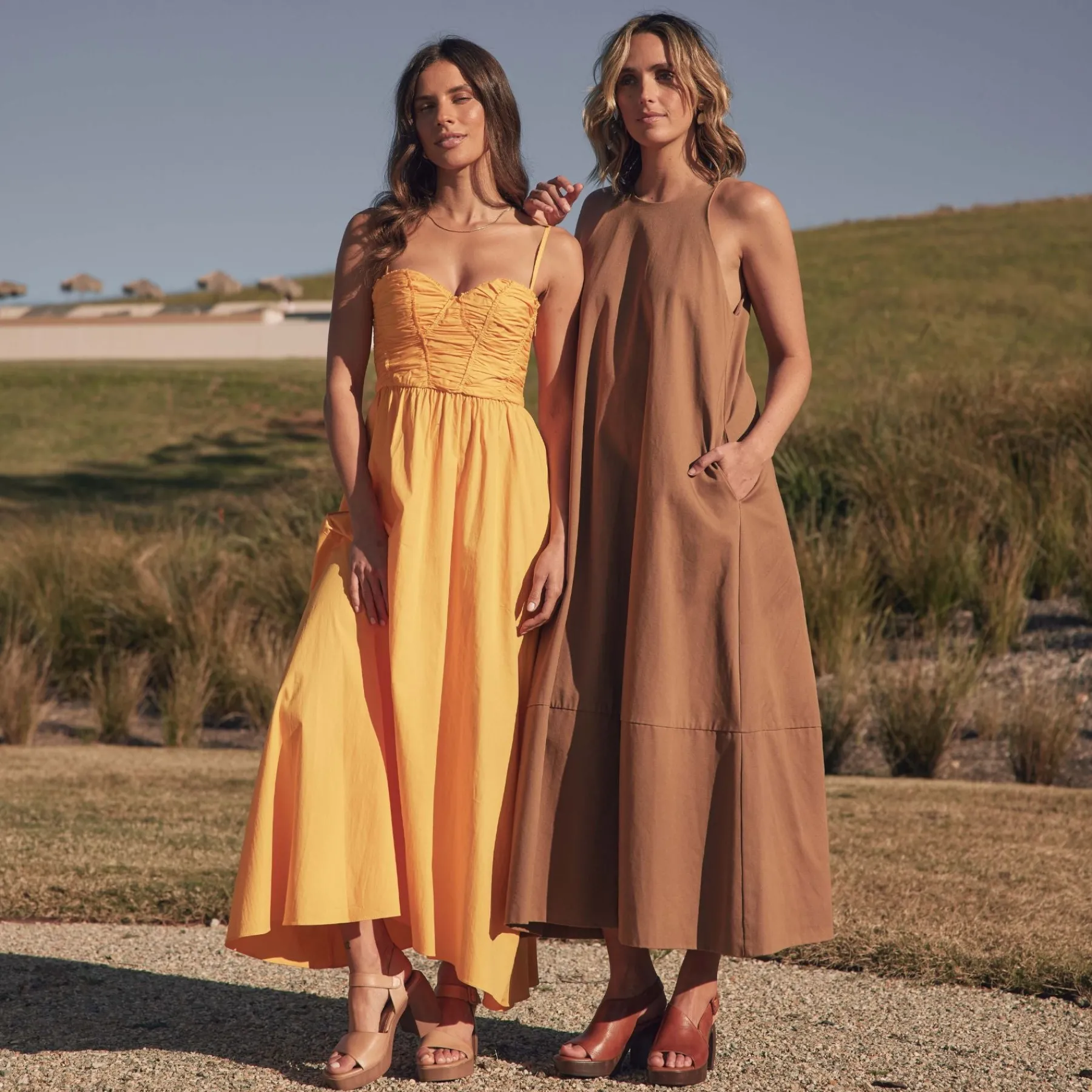 Discount EOS Footwear SPICER LEATHER BLOCK HEEL SANDALS