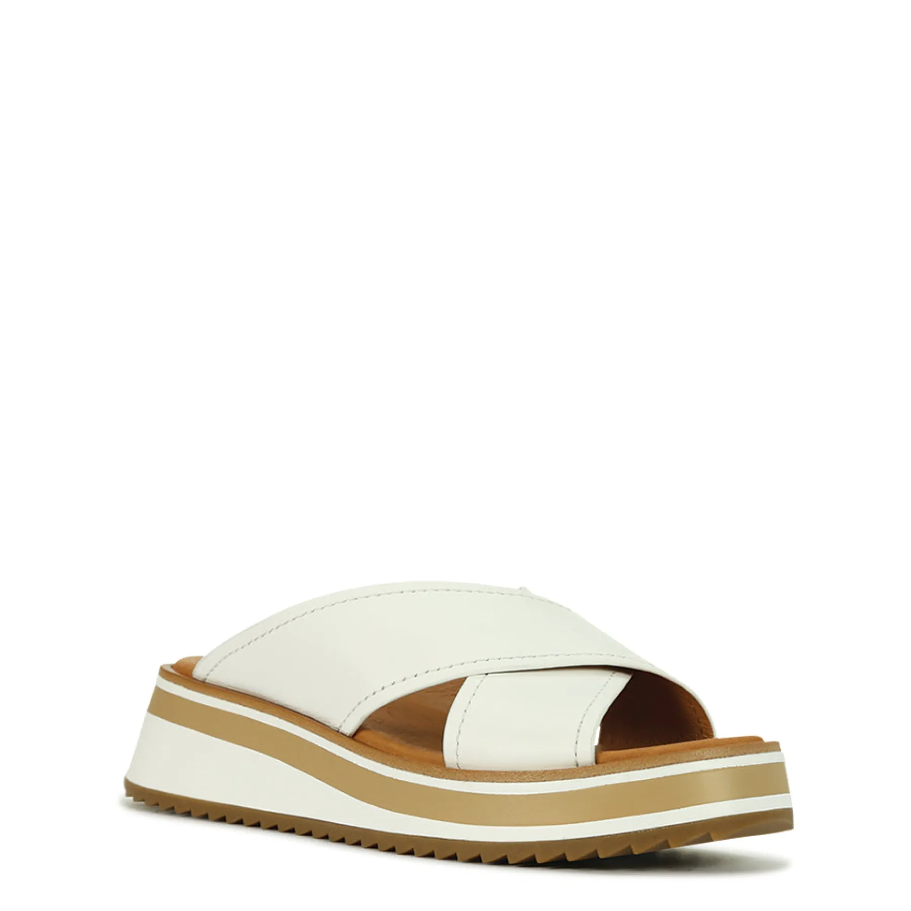 Cheap EOS Footwear SPORT LEATHER CROSSOVER SLIDE SANDAL