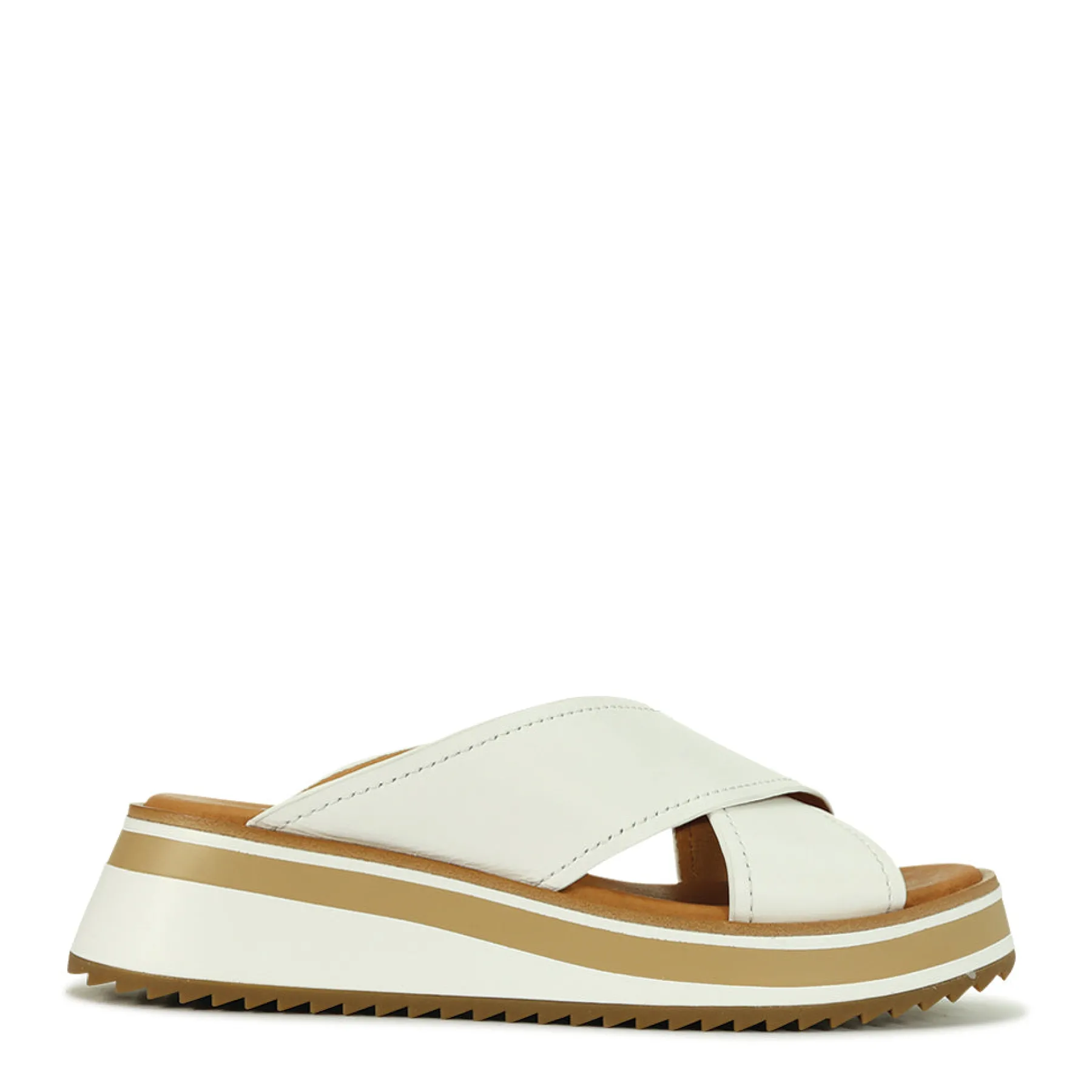 Cheap EOS Footwear SPORT LEATHER CROSSOVER SLIDE SANDAL