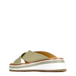 Cheap EOS Footwear SPORT LEATHER CROSSOVER SLIDE SANDAL