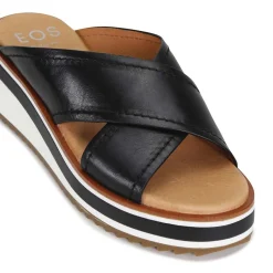 Cheap EOS Footwear SPORT LEATHER CROSSOVER SLIDE SANDAL