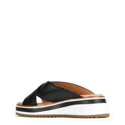 Cheap EOS Footwear SPORT LEATHER CROSSOVER SLIDE SANDAL