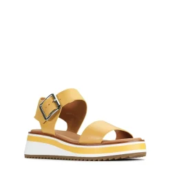 Best EOS Footwear SPORTY LEATHER WEDGE SANDAL