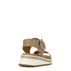 Best EOS Footwear SPORTY LEATHER WEDGE SANDAL