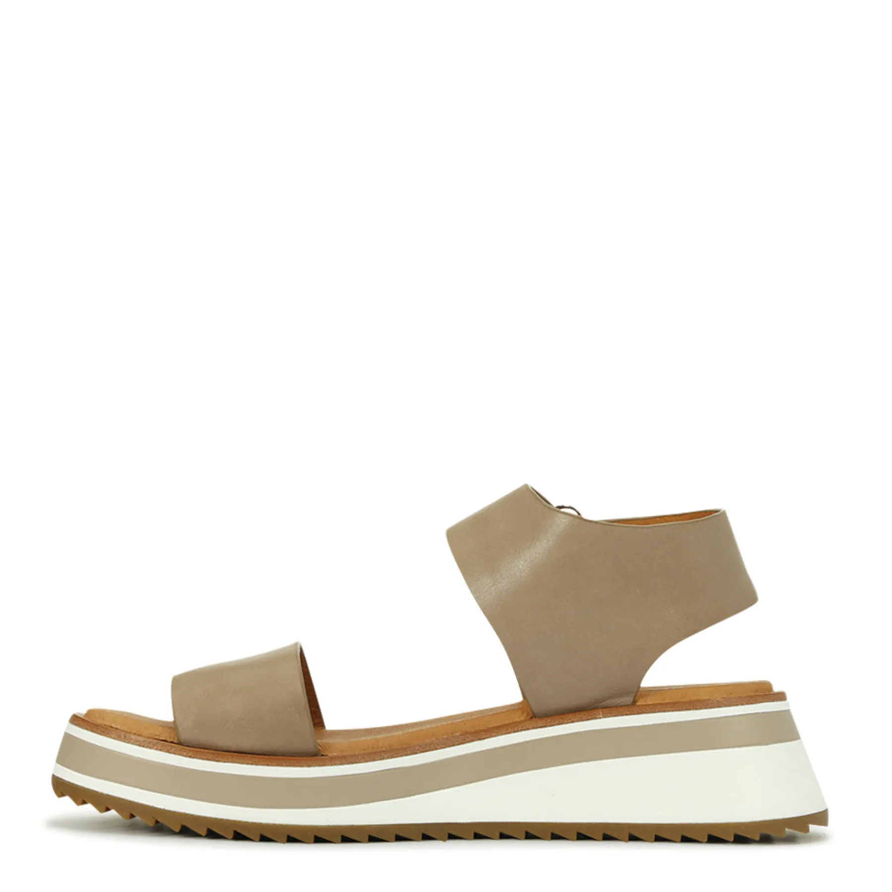 Best EOS Footwear SPORTY LEATHER WEDGE SANDAL