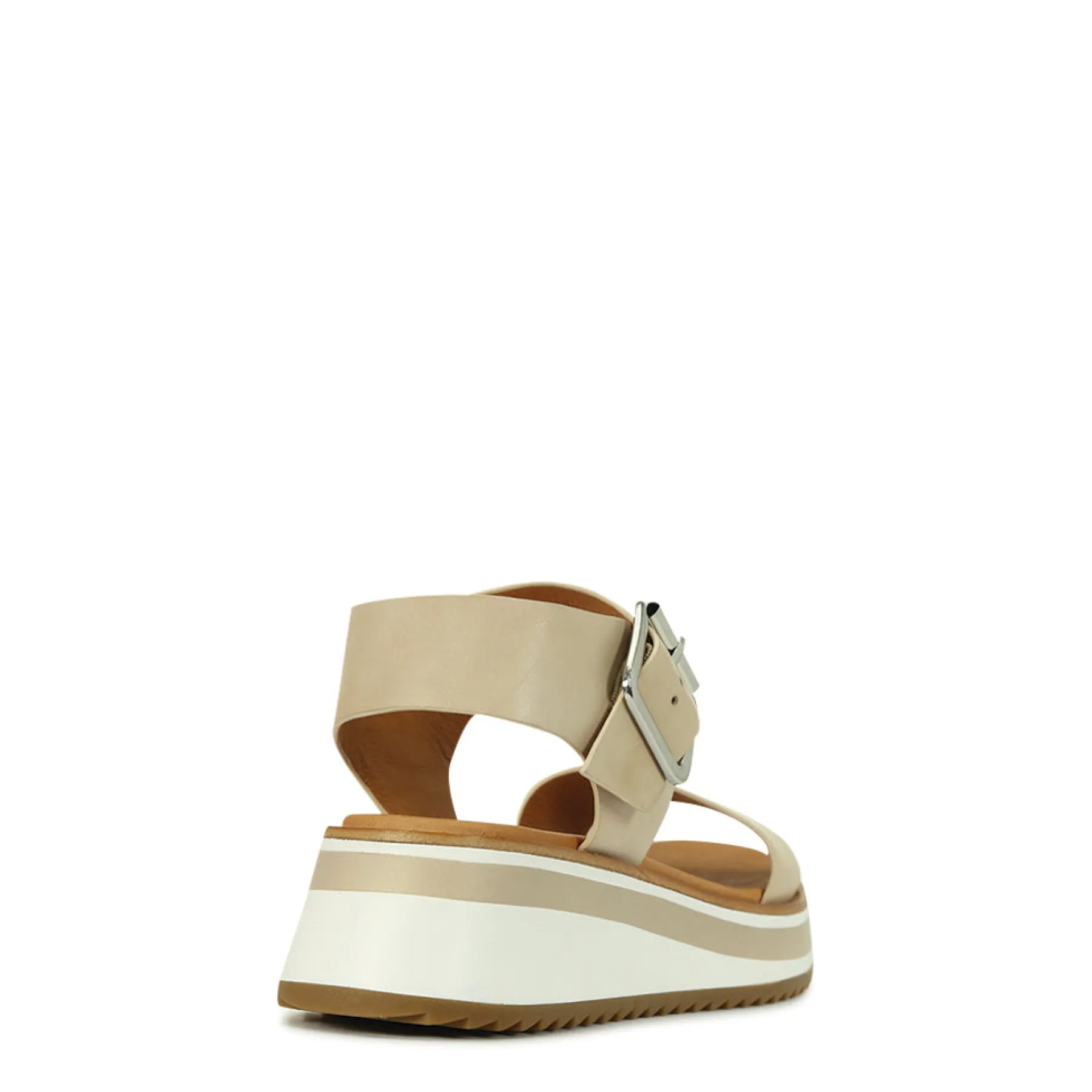 Best EOS Footwear SPORTY LEATHER WEDGE SANDAL