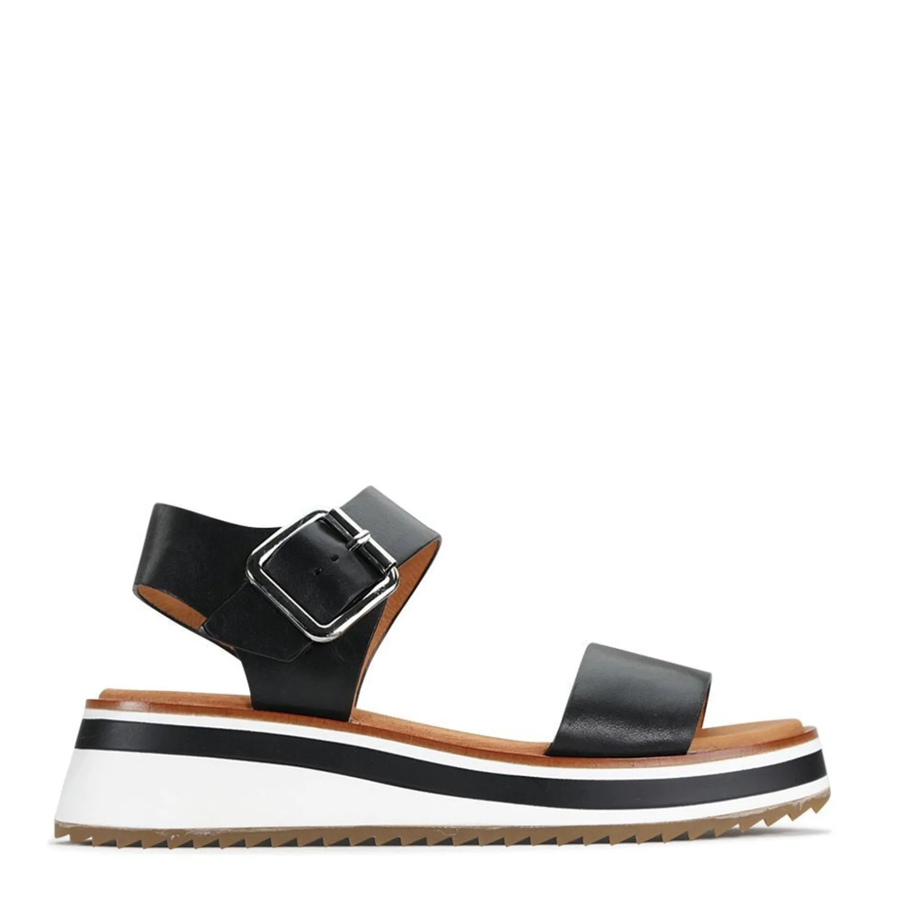 Best EOS Footwear SPORTY LEATHER WEDGE SANDAL