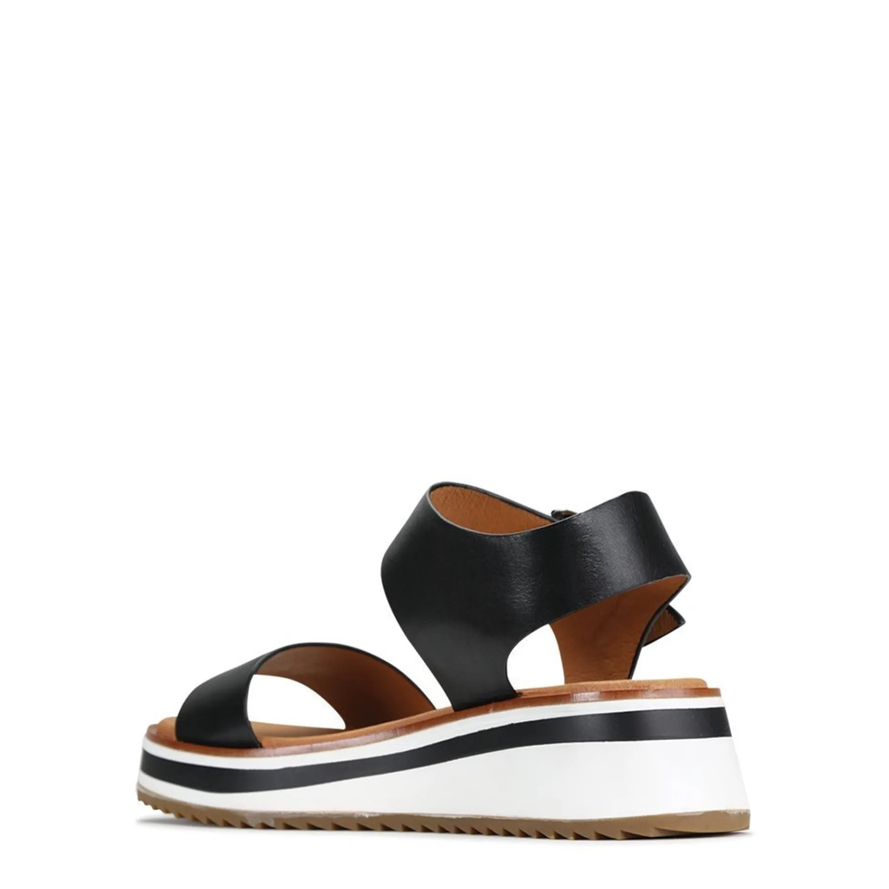 Best EOS Footwear SPORTY LEATHER WEDGE SANDAL