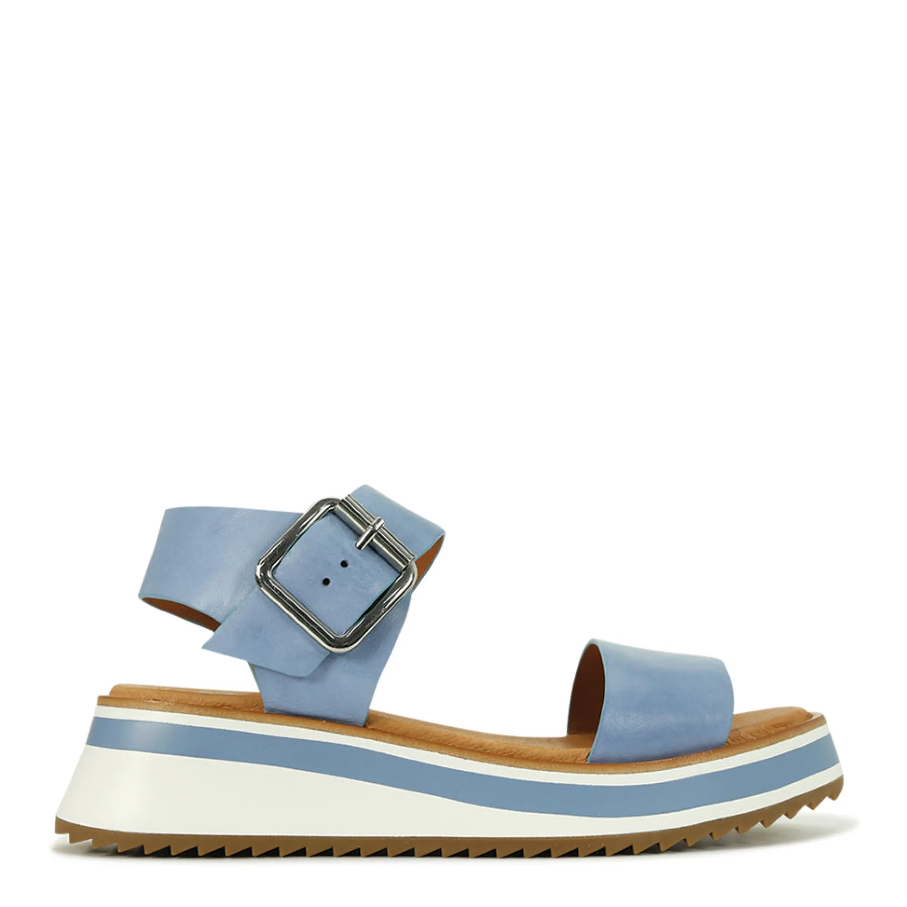 Best EOS Footwear SPORTY LEATHER WEDGE SANDAL