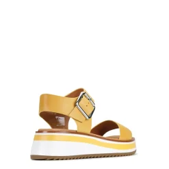Best EOS Footwear SPORTY LEATHER WEDGE SANDAL