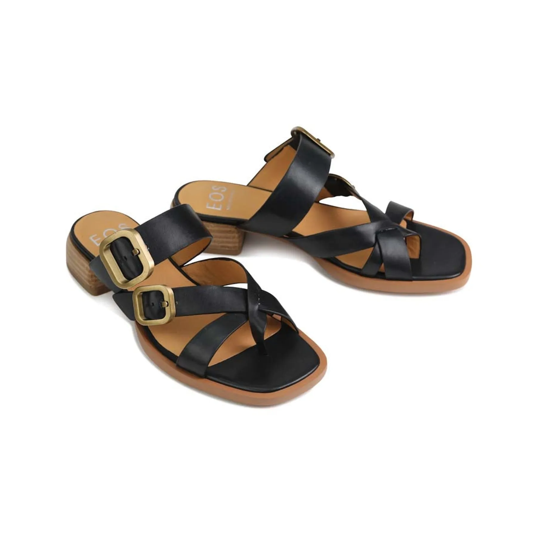 Store EOS Footwear TEIA SLIDE SANDALS LEATHER