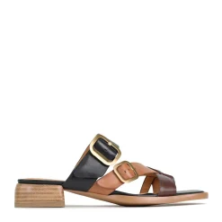 Store EOS Footwear TEIA SLIDE SANDALS LEATHER