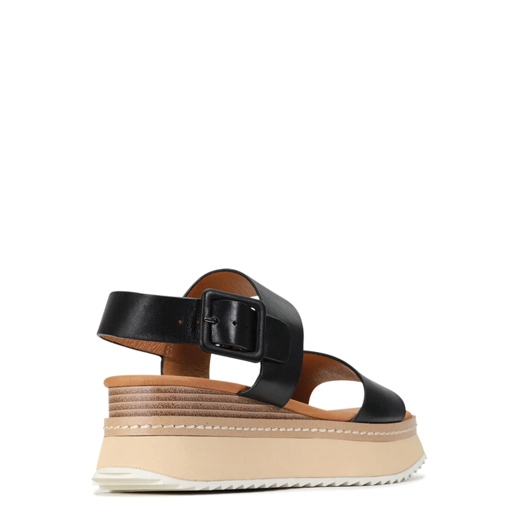 Online EOS Footwear TONAL LEATHER WEDGE SANDAL