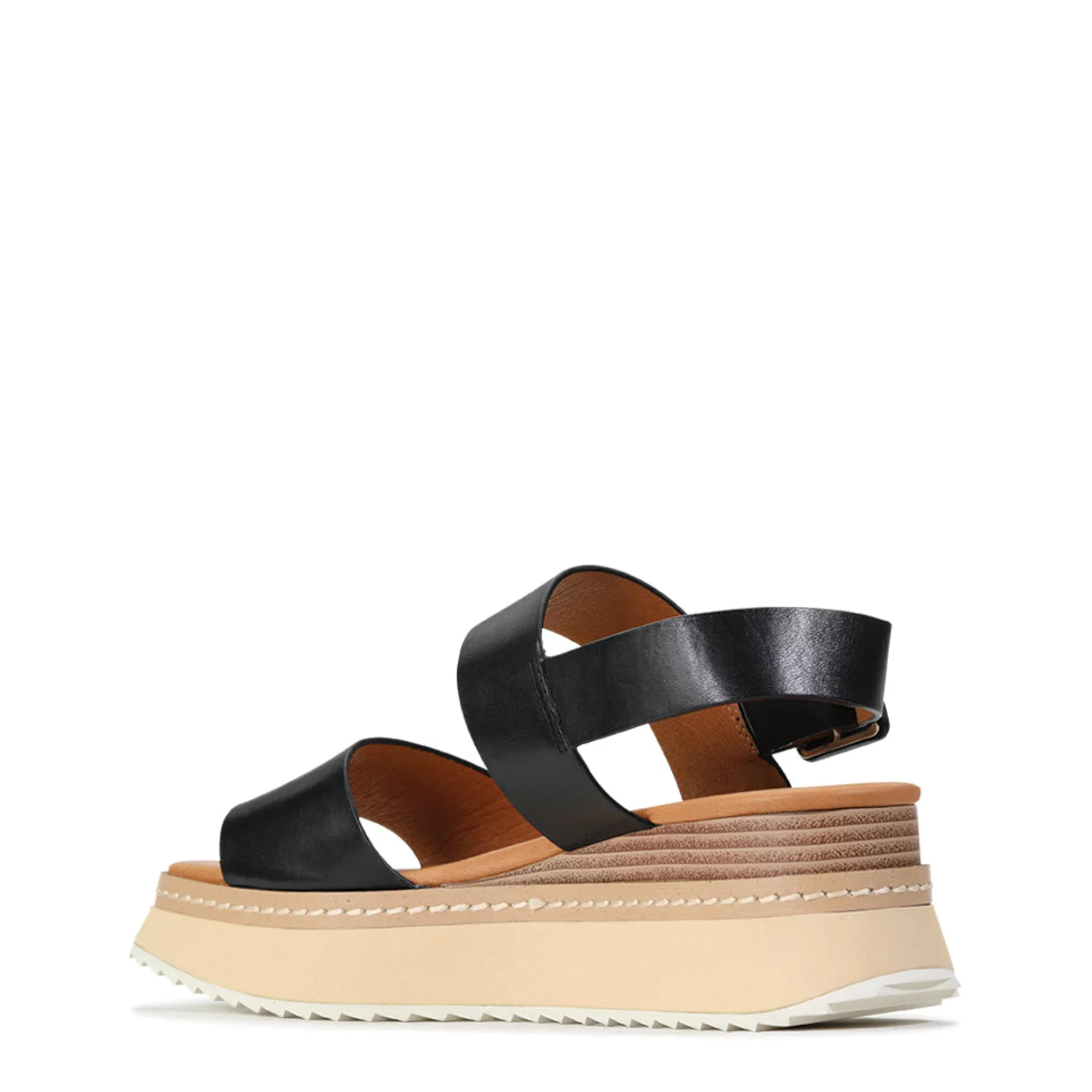 Online EOS Footwear TONAL LEATHER WEDGE SANDAL