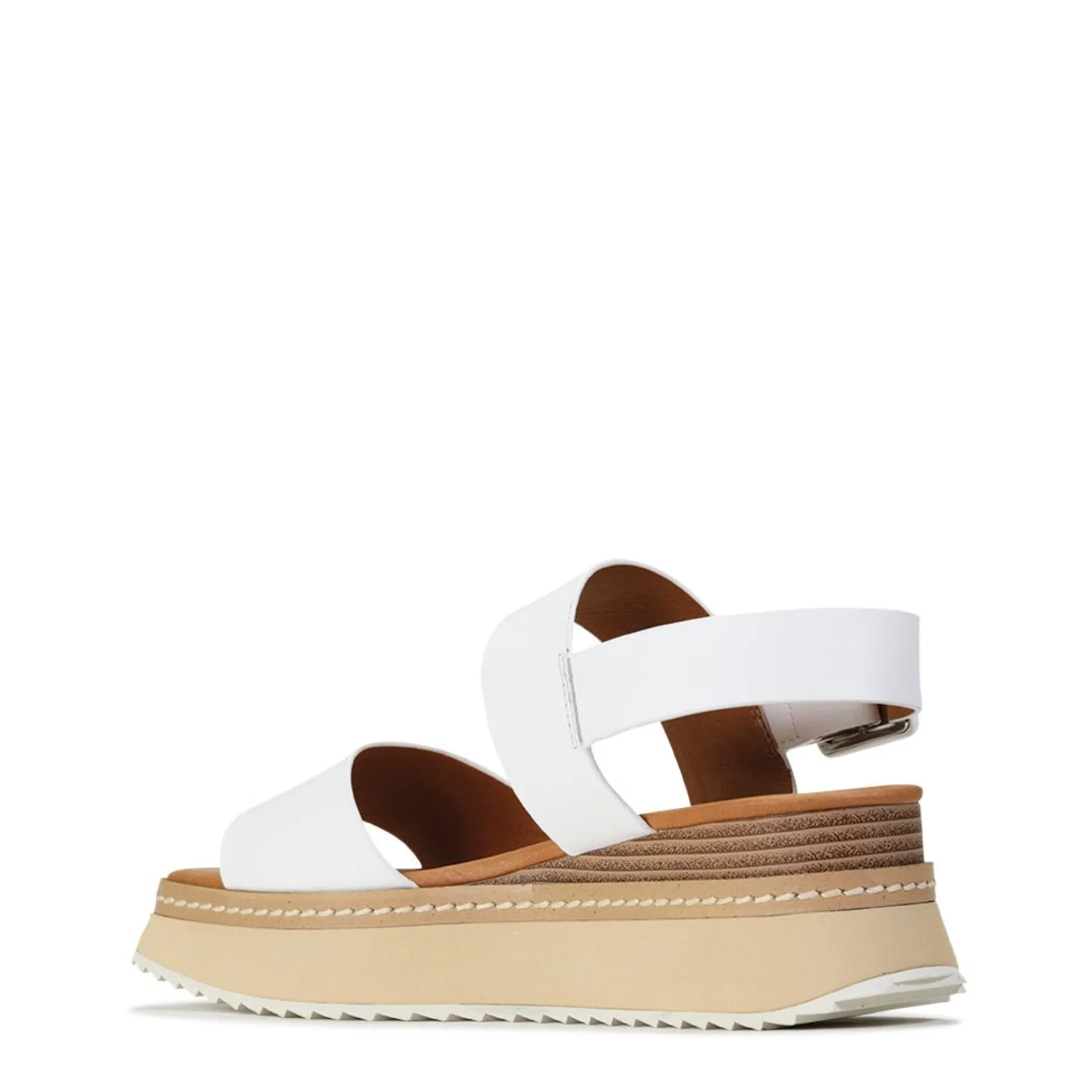 Online EOS Footwear TONAL LEATHER WEDGE SANDAL