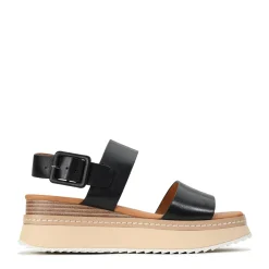 Online EOS Footwear TONAL LEATHER WEDGE SANDAL
