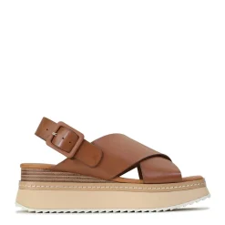 Store EOS Footwear TONALITIES LEATHER PLATFORM WEDGE SANDALS