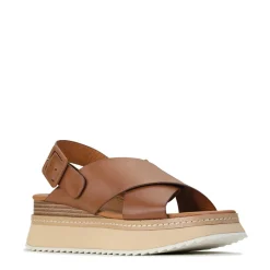 Store EOS Footwear TONALITIES LEATHER PLATFORM WEDGE SANDALS
