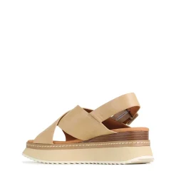 Store EOS Footwear TONALITIES LEATHER PLATFORM WEDGE SANDALS