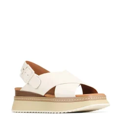 Store EOS Footwear TONALITIES LEATHER PLATFORM WEDGE SANDALS