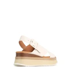 Store EOS Footwear TONALITIES LEATHER PLATFORM WEDGE SANDALS