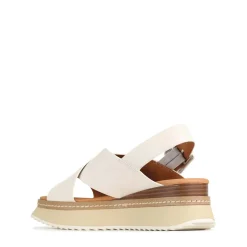 Store EOS Footwear TONALITIES LEATHER PLATFORM WEDGE SANDALS