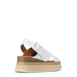 Store EOS Footwear TONALITIES LEATHER PLATFORM WEDGE SANDALS