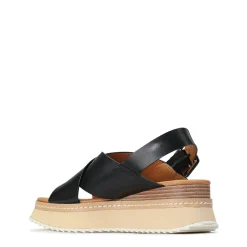 Store EOS Footwear TONALITIES LEATHER PLATFORM WEDGE SANDALS