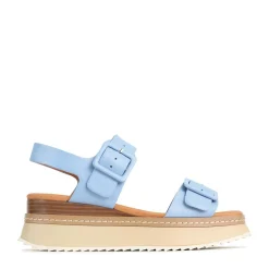 Online EOS Footwear TONES WEDGE SANDAL LEATHER