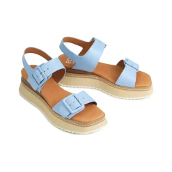 Online EOS Footwear TONES WEDGE SANDAL LEATHER