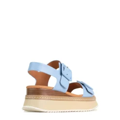 Online EOS Footwear TONES WEDGE SANDAL LEATHER