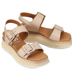 Online EOS Footwear TONES WEDGE SANDAL LEATHER