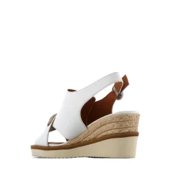 Discount EOS Footwear WAYFARER LEATHER WEDGE SANDALS