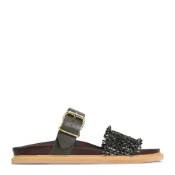 Cheap EOS Footwear WEAVE SLIDE ARCHIVE SANDALS LEATHER