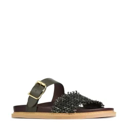 Cheap EOS Footwear WEAVE SLIDE ARCHIVE SANDALS LEATHER