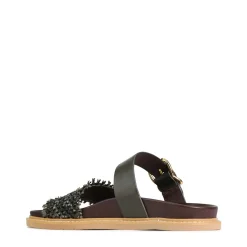 Cheap EOS Footwear WEAVE SLIDE ARCHIVE SANDALS LEATHER