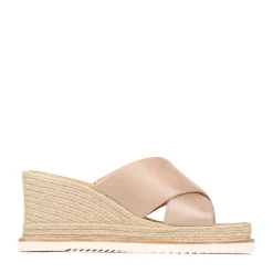 Store EOS Footwear ZELIE LEATHER WEDGE ESPADRILLE SANDALS
