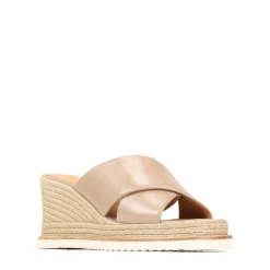 Store EOS Footwear ZELIE LEATHER WEDGE ESPADRILLE SANDALS