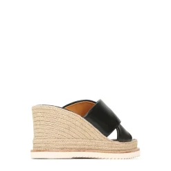 Store EOS Footwear ZELIE LEATHER WEDGE ESPADRILLE SANDALS