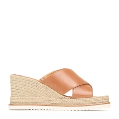 Store EOS Footwear ZELIE LEATHER WEDGE ESPADRILLE SANDALS