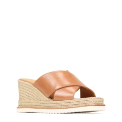 Store EOS Footwear ZELIE LEATHER WEDGE ESPADRILLE SANDALS