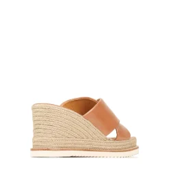 Store EOS Footwear ZELIE LEATHER WEDGE ESPADRILLE SANDALS