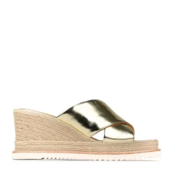 Store EOS Footwear ZELIE LEATHER WEDGE ESPADRILLE SANDALS