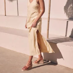 Outlet EOS Footwear ZELINE LEATHER ESPADRILLE SANDALS