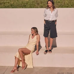 Outlet EOS Footwear ZELINE LEATHER ESPADRILLE SANDALS