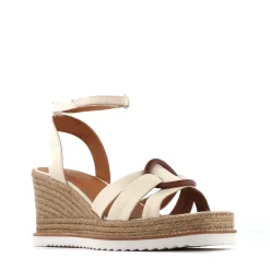 Outlet EOS Footwear ZELINE LEATHER ESPADRILLE SANDALS